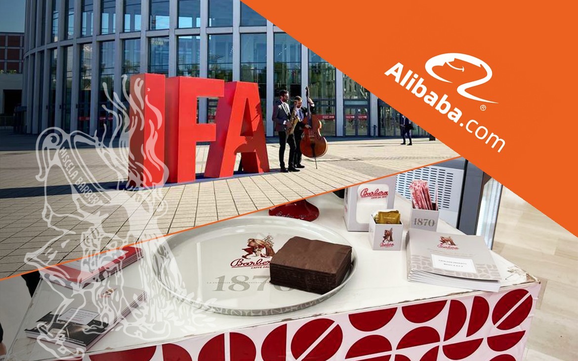 Caffè Barbera ospite di Alibaba.com all'IFA di Berlino